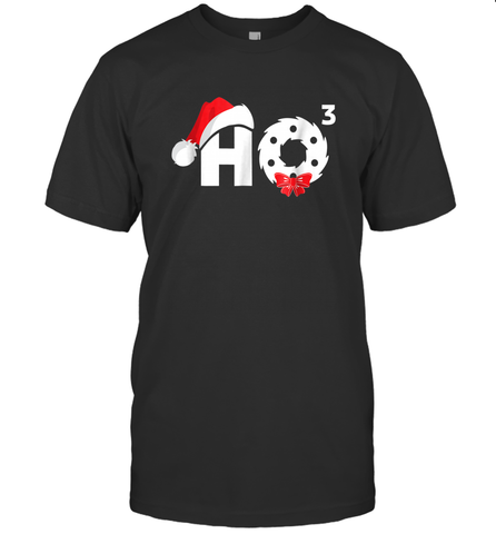 Santa HO HO3 Cubed Funny Christmas Men's T-Shirt Men's T-Shirt / Black / S Men's T-Shirt - FordPhuMy