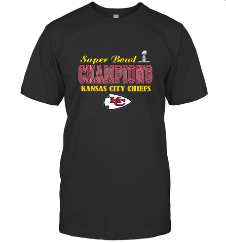 NFL super bowl Kansas City Chiefs champions Men's T-Shirt Men's T-Shirt / Black / S Men's T-Shirt - FordPhuMy