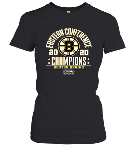 NHL Boston Bruins Fanatics 2020 Eastern Conference Champions Defensive Zone Women's T-Shirt Women's T-Shirt / Black / S Women's T-Shirt - FordPhuMy