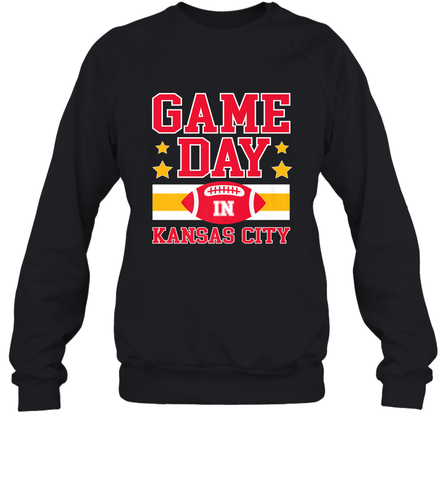 NFL Kansas City Game Day Football Home Team Crewneck Sweatshirt Crewneck Sweatshirt / Black / S Crewneck Sweatshirt - FordPhuMy