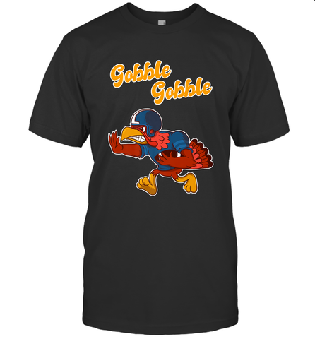 Turkey Football Shirt Funny Thanksgiving Turkey Gobble Gift Men's T-Shirt Men's T-Shirt / Black / S Men's T-Shirt - FordPhuMy