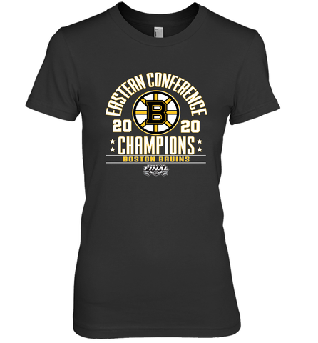 NHL Boston Bruins Fanatics 2020 Eastern Conference Champions Defensive Zone Women's Premium T-Shirt Women's Premium T-Shirt / Black / XS Women's Premium T-Shirt - FordPhuMy