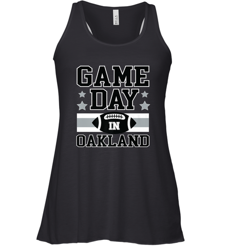 NFL Oakland Game Day Football Home Team Women's Racerback Tank Women's Racerback Tank / Black / XS Women's Racerback Tank - FordPhuMy