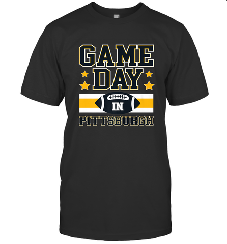 NFL Pittsburgh PA. Game Day Football Home Team Men's T-Shirt Men's T-Shirt / Black / S Men's T-Shirt - FordPhuMy
