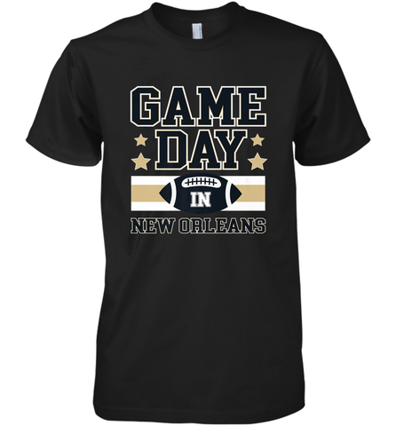NFL New Orleans La. Game Day Football Home Team Men's Premium T-Shirt Men's Premium T-Shirt / Black / XS Men's Premium T-Shirt - FordPhuMy