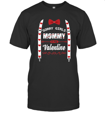 Funny Valentine's Day Bow Tie Present For Your Boys, Son Men's T-Shirt Men's T-Shirt / Black / S Men's T-Shirt - FordPhuMy
