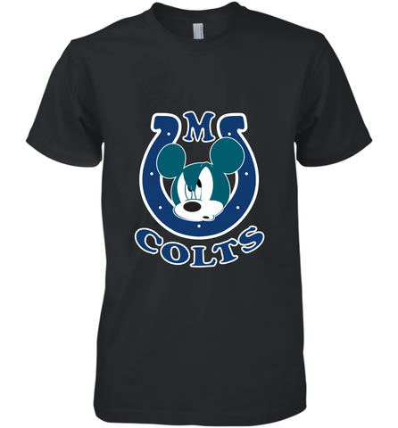 Nfl Colts Champion Mickey Mouse Team Men's Premium T-Shirt Men's Premium T-Shirt / Black / XS Men's Premium T-Shirt - FordPhuMy