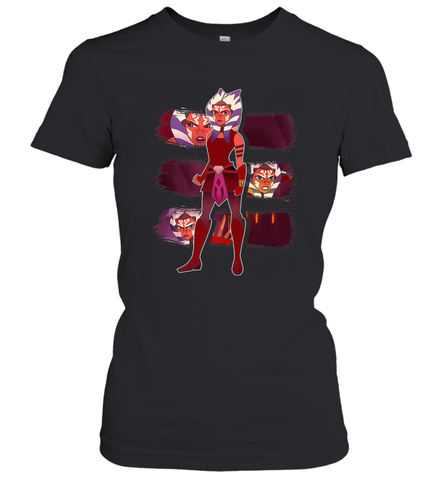 Star Wars Forces of Destiny Ahsoka Panels Women's T-Shirt Women's T-Shirt / Black / S Women's T-Shirt - FordPhuMy