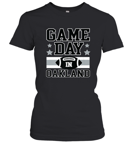 NFL Oakland Game Day Football Home Team Women's T-Shirt Women's T-Shirt / Black / S Women's T-Shirt - FordPhuMy