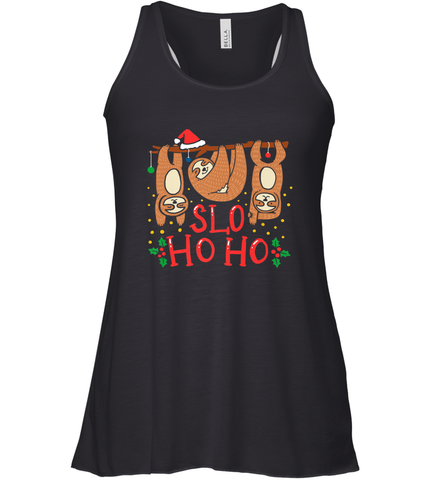 Sloth Christmas Women's Racerback Tank Women's Racerback Tank / Black / XS Women's Racerback Tank - FordPhuMy