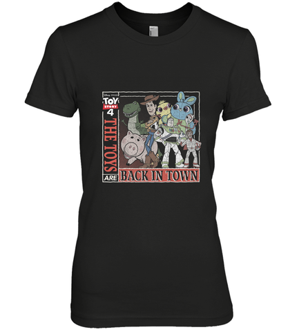 Disney Pixar Toy Story 4 Toys Are Back In Town Women's Premium T-Shirt Women's Premium T-Shirt / Black / XS Women's Premium T-Shirt - FordPhuMy