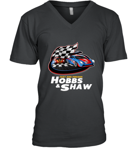 The fast and the furious Hobbs and Shaw Men's V-Neck Men's V-Neck / Black / S Men's V-Neck - FordPhuMy