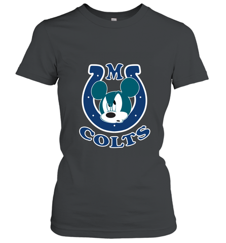 Nfl Colts Champion Mickey Mouse Team Women's T-Shirt Women's T-Shirt / Black / S Women's T-Shirt - FordPhuMy