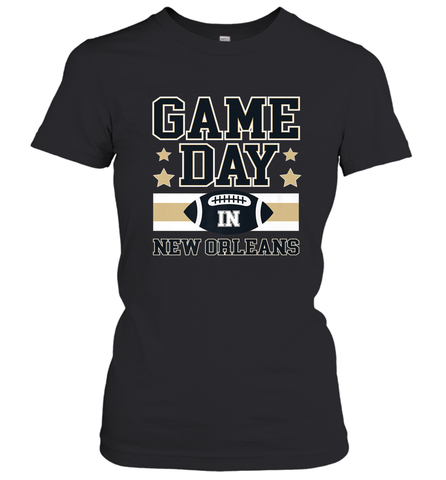 NFL New Orleans La. Game Day Football Home Team Women's T-Shirt Women's T-Shirt / Black / S Women's T-Shirt - FordPhuMy