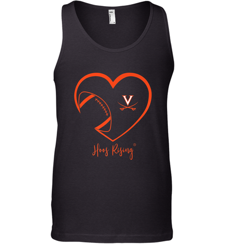 Virginia Cavaliers Football Inside Heart Team Men's Tank Top Men's Tank Top / Black / XS Men's Tank Top - FordPhuMy