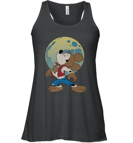 Disney Mickey Mouse Werewolf Halloween Costume Women's Racerback Tank Women's Racerback Tank / Black / XS Women's Racerback Tank - FordPhuMy
