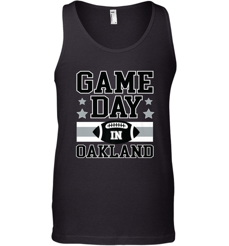 NFL Oakland Game Day Football Home Team Men's Tank Top Men's Tank Top / Black / XS Men's Tank Top - FordPhuMy