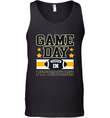 NFL Pittsburgh PA. Game Day Football Home Team Men's Tank Top Men's Tank Top / Black / XS Men's Tank Top - FordPhuMy