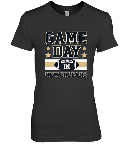 NFL New Orleans La. Game Day Football Home Team Women's Premium T-Shirt Women's Premium T-Shirt / Black / XS Women's Premium T-Shirt - FordPhuMy