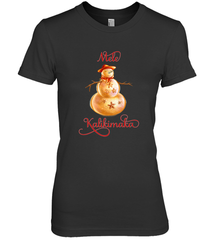 Mele Kalikimaka Hawaiian Christmas Women's Premium T-Shirt Women's Premium T-Shirt / Black / XS Women's Premium T-Shirt - FordPhuMy