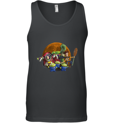 Disney Pixar Toy Story Halloween Moon Group Men's Tank Top Men's Tank Top / Black / XS Men's Tank Top - FordPhuMy