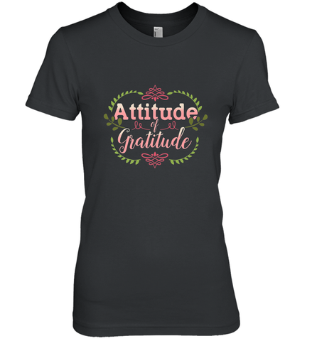 Practice Gratitude and Celebrate Recovery Women's Premium T-Shirt Women's Premium T-Shirt / Black / XS Women's Premium T-Shirt - FordPhuMy