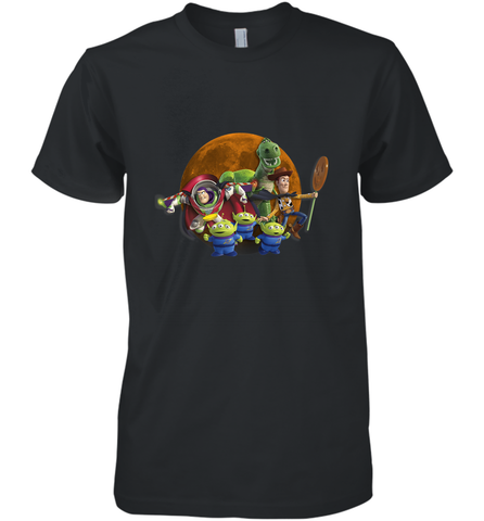 Disney Pixar Toy Story Halloween Moon Group Men's Premium T-Shirt Men's Premium T-Shirt / Black / XS Men's Premium T-Shirt - FordPhuMy