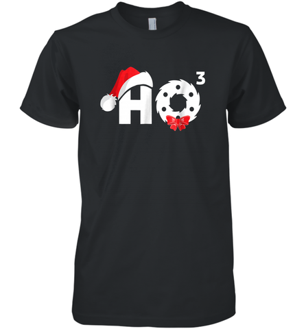 Santa HO HO3 Cubed Funny Christmas Men's Premium T-Shirt Men's Premium T-Shirt / Black / XS Men's Premium T-Shirt - FordPhuMy