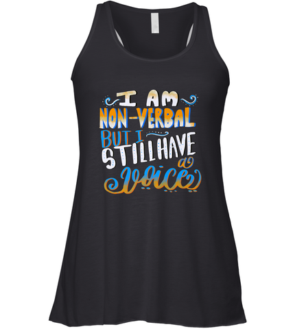 Special Needs NonVerbal Autism Awesome Women's Racerback Tank Women's Racerback Tank / Black / XS Women's Racerback Tank - FordPhuMy