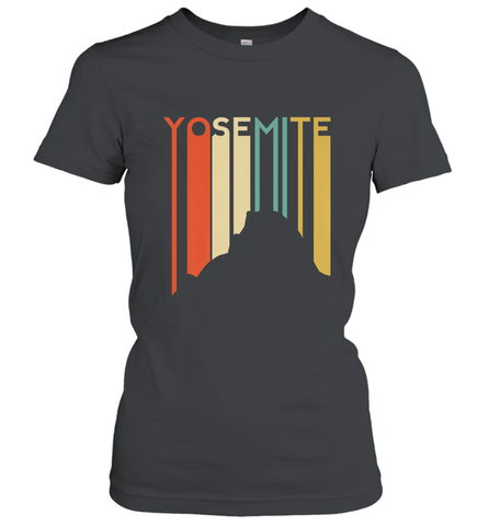 Yosemite National Park Retro Half Dome El Capitan Cali Women's T-Shirt Women's T-Shirt / Black / S Women's T-Shirt - FordPhuMy