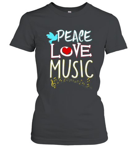 Peace Love Music Hippie Hipster Festival Women's T-Shirt Women's T-Shirt / Black / S Women's T-Shirt - FordPhuMy