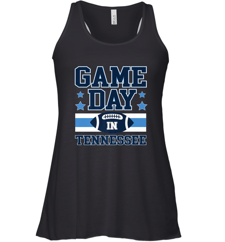 NFL Tennessee Game Day Football Home Team Women's Racerback Tank Women's Racerback Tank / Black / XS Women's Racerback Tank - FordPhuMy