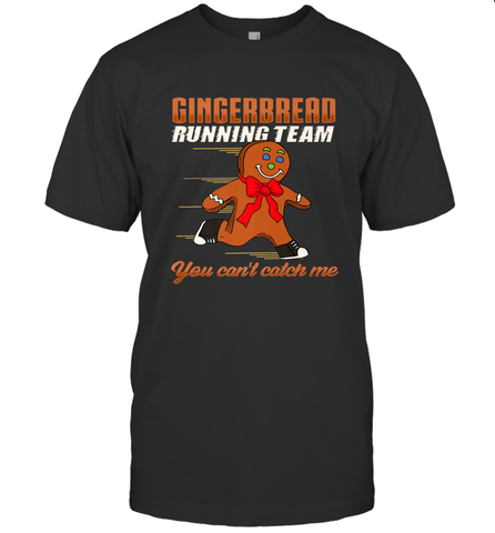 Christmas Gingerbread Man Cookie Gingerbread Running Team Men's T-Shirt Men's T-Shirt / Black / S Men's T-Shirt - FordPhuMy