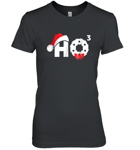 Santa HO HO3 Cubed Funny Christmas Women's Premium T-Shirt Women's Premium T-Shirt / Black / XS Women's Premium T-Shirt - FordPhuMy