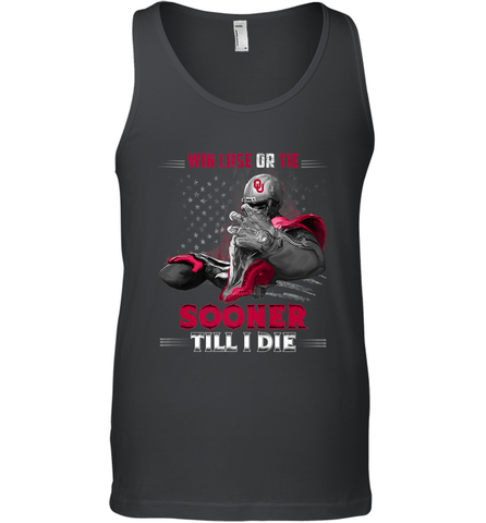 Oklahoma Sooners Win Lose Or Tie Men's Tank Top Men's Tank Top / Black / XS Men's Tank Top - FordPhuMy