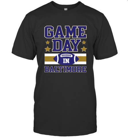 NFL Baltimore MD. Game Day Football Home Team Men's T-Shirt Men's T-Shirt / Black / S Men's T-Shirt - FordPhuMy