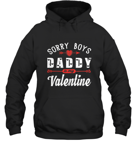 Funny Valentine's Day Present For Your Little Girl, Daughter Hooded Sweatshirt Hooded Sweatshirt / Black / S Hooded Sweatshirt - FordPhuMy