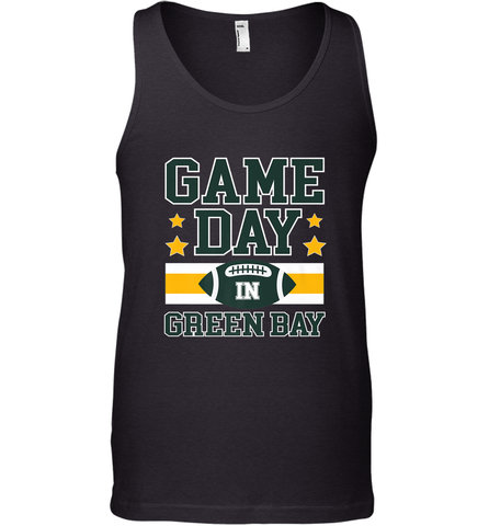 NFL Green Bay WI. Game Day Football Home Team Men's Tank Top Men's Tank Top / Black / XS Men's Tank Top - FordPhuMy