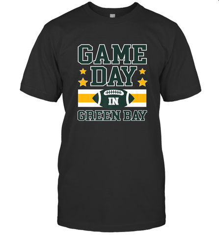 NFL Green Bay WI. Game Day Football Home Team Men's T-Shirt Men's T-Shirt / Black / S Men's T-Shirt - FordPhuMy