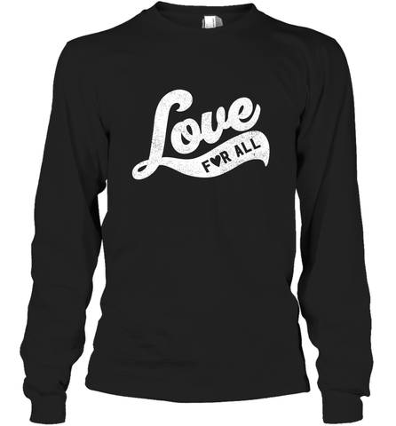 Cute Love Valentines Day Retro Vintage Top Long Sleeve T-Shirt Long Sleeve T-Shirt / Black / S Long Sleeve T-Shirt - FordPhuMy