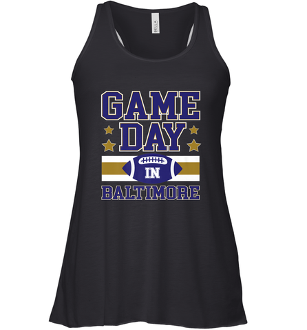 NFL Baltimore MD. Game Day Football Home Team Women's Racerback Tank Women's Racerback Tank / Black / XS Women's Racerback Tank - FordPhuMy
