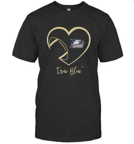 Georgia Southern Eagles Football Inside Heart Team Men's T-Shirt Men's T-Shirt / Black / S Men's T-Shirt - FordPhuMy