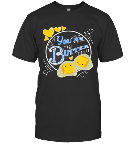 You Are My Butter Half Funny Men's T-Shirt Men's T-Shirt / Black / S Men's T-Shirt - FordPhuMy