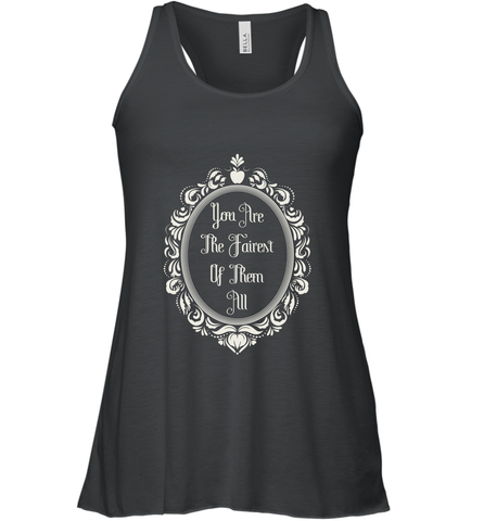 Disney Snow White You're The Fairest Mirror Women's Racerback Tank Women's Racerback Tank / Black / XS Women's Racerback Tank - FordPhuMy