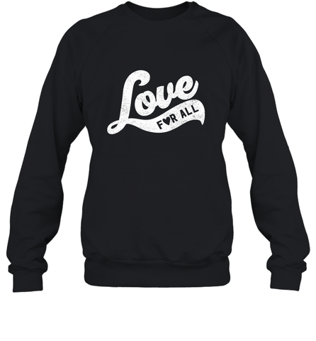 Cute Love Valentines Day Retro Vintage Top Crewneck Sweatshirt Crewneck Sweatshirt / Black / S Crewneck Sweatshirt - FordPhuMy