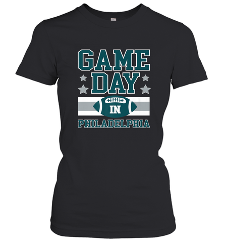 NFL Philadelphia Philly Game Day Football Home Team Women's T-Shirt Women's T-Shirt / Black / S Women's T-Shirt - FordPhuMy
