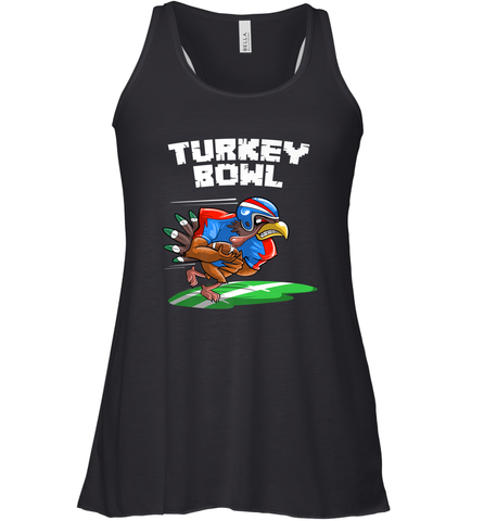 Cool Turkey Bowl _ Funny Thanksgiving Football Player Gift Women's Racerback Tank Women's Racerback Tank / Black / XS Women's Racerback Tank - FordPhuMy
