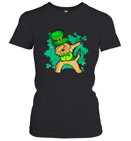 Dabbing Irish Terrier Dog Leprechaun St Patricks Day Ireland Women's T-Shirt Women's T-Shirt / Black / S Women's T-Shirt - FordPhuMy