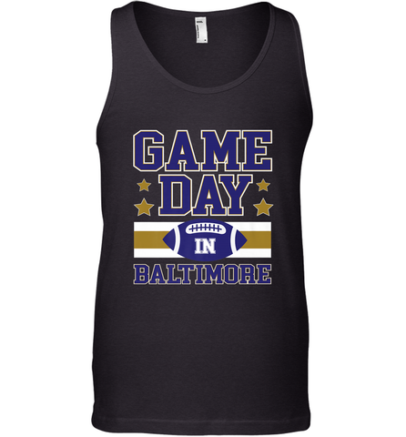 NFL Baltimore MD. Game Day Football Home Team Men's Tank Top Men's Tank Top / Black / XS Men's Tank Top - FordPhuMy