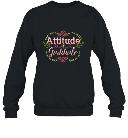 Practice Gratitude and Celebrate Recovery Crewneck Sweatshirt Crewneck Sweatshirt / Black / S Crewneck Sweatshirt - FordPhuMy